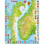 Platepusle Norgeskart sør/nord - K10